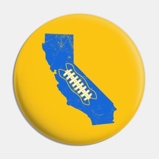 California Football, Retro - Yellow Pin