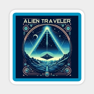 Alien Traveler Cave one Magnet