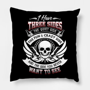 Crazy Skull Pillow