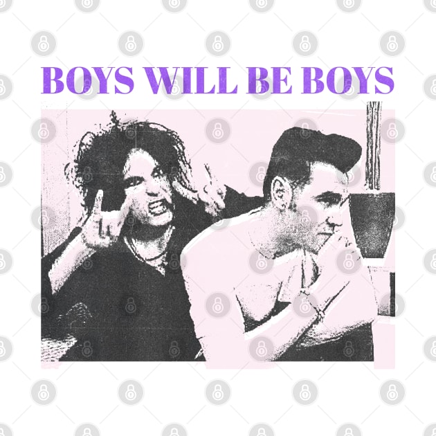 boys will be boys vintage art by psninetynine