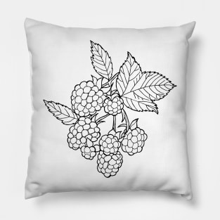 Raspberries Pillow