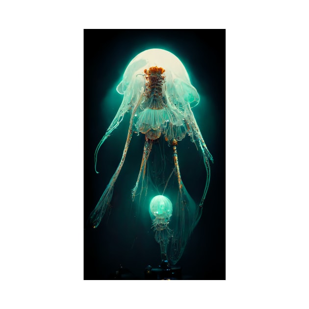 Jellyfish in full bloom by Expedition-AI