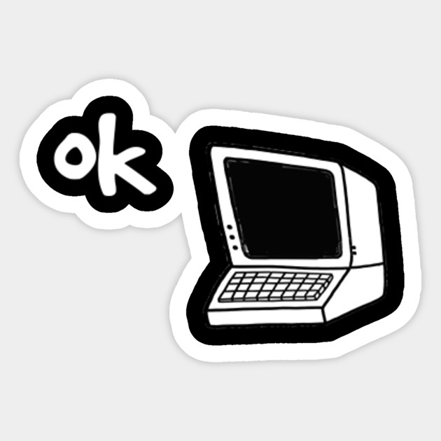 Radiohead Inspired Ok Computer Radiohead Inspired Ok Computer Sticker Teepublic