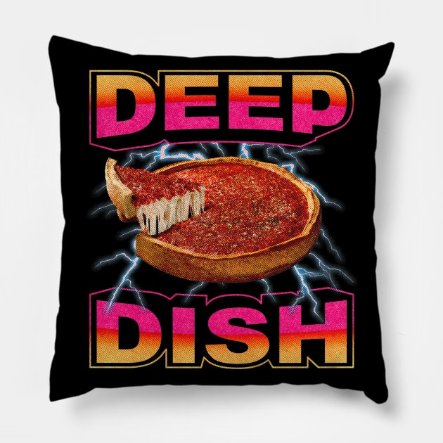 Deep Dish Rap Tee Pillow by joeflomontana