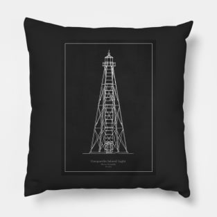 Gasparilla Island Rear Range Light - Boca Grande Lighthouse - Florida - PL Pillow