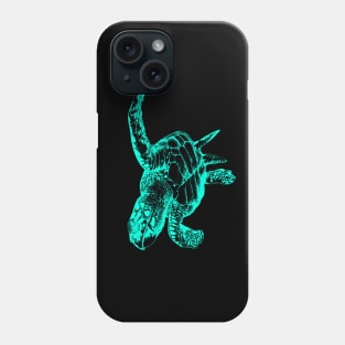 Sea Turtle (Neon) Phone Case