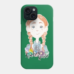 Anne is a kindred spirit - provides scope for the imagination - green Phone Case