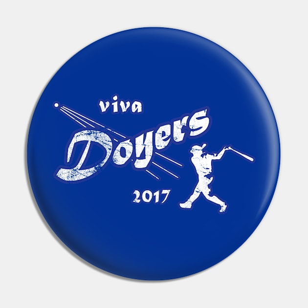 Viva Doyers 2017 Mexican Pride Vintage Los Angeles T-Shirt Pin by ClothedCircuit