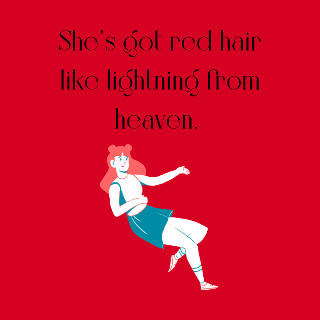 Red hair girl quote by WrittersQuotes