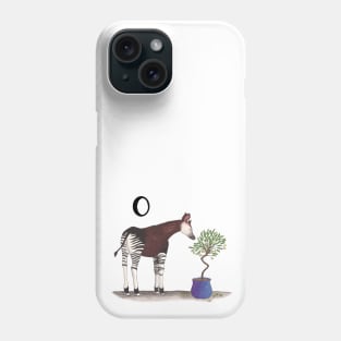 O is for Okapi Phone Case