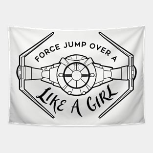 Force Jump (lines) Tapestry