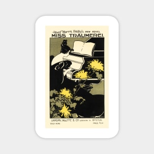Albert Morris Bagby's New Novel Miss Traumerei Vintage Advertisement Maitres De L' Affiche Collection Magnet