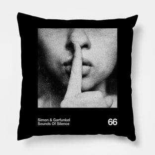 Sound of Silence || Classic 80s BW Pillow