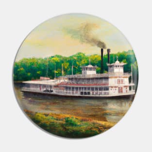 Mississippi Riverboat Pin