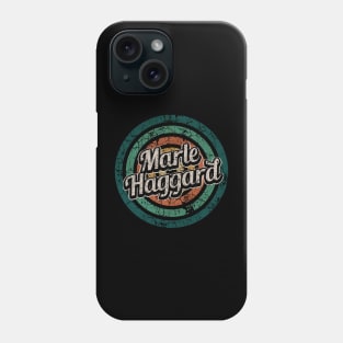 Marle Haggard // Retro Circle Crack Vintage Phone Case