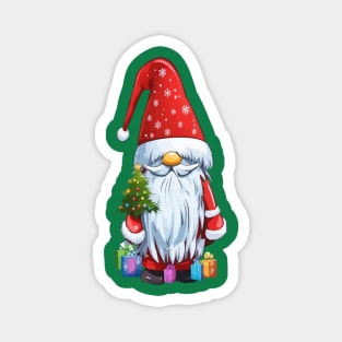 Christmas Gnome Gonk Dressed In A Festive Outfit Magnet