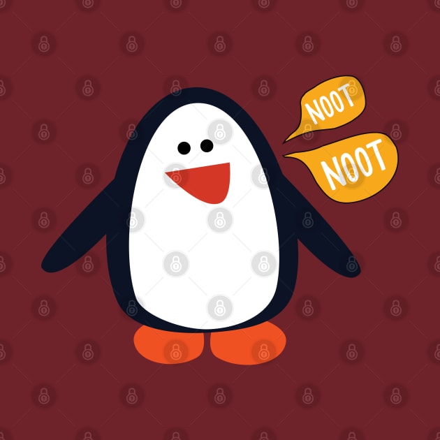 Noot Noot Penguin Tee by Pushloop