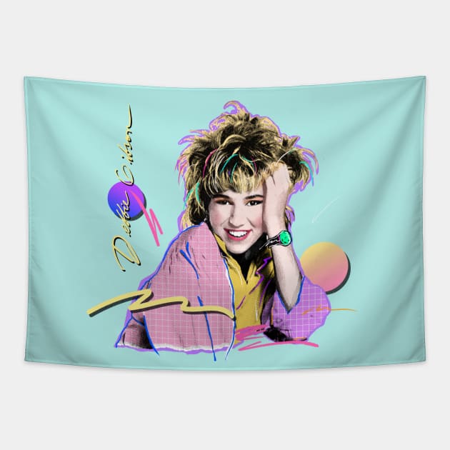 DEBBIE GIBSON 80S RETRO STYLE Tapestry by DISCO DISCO MX