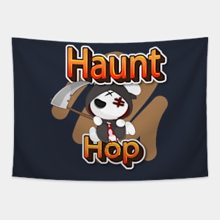 hunt hop Halloween Haunts with Pets: animal  Prints Tapestry