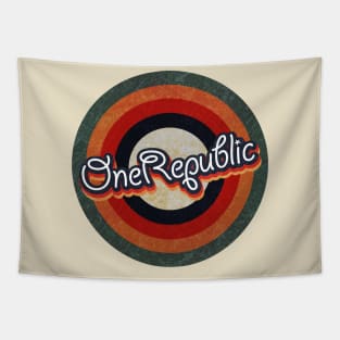 Retro Color Typography Faded Style OneRepublic Tapestry