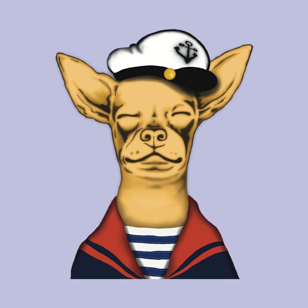 Sailor Chihuahua by DakiPukiTeeStudio