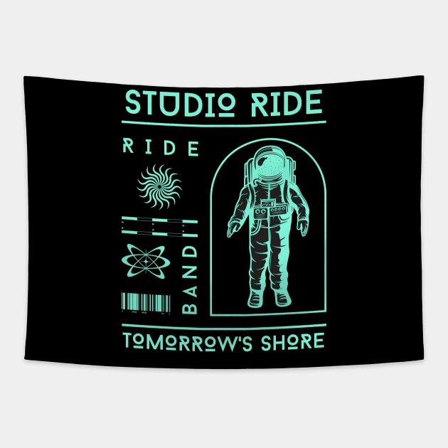 Ride - Tomorrows shore // In album Fan Art Designs Tapestry by Liamlefr