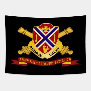 175th Field Artillery Batttalion - DUI w Br - Ribbon X 300 Tapestry