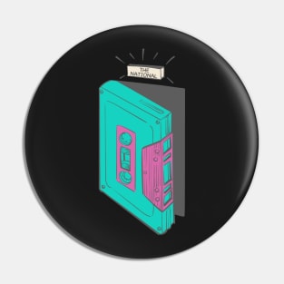 The National Band Cassette Logo Pin