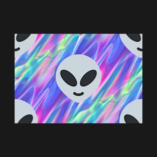 vaporwave alien emoji T-Shirt