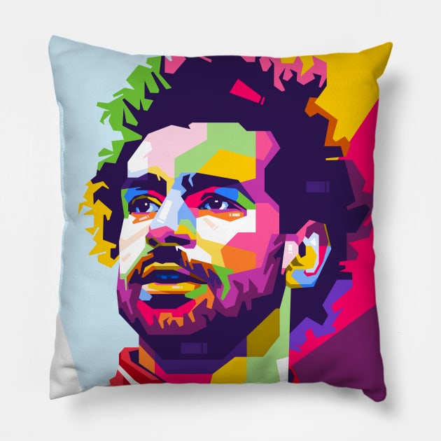 Mohamed Salah Pillow by wpaprint