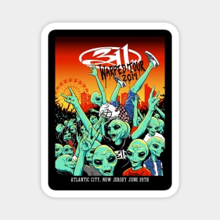 311 Warped Tour 2019 Magnet