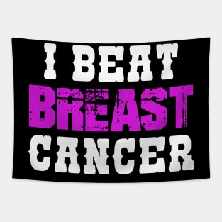 I Beat Breast Cancer Tapestry