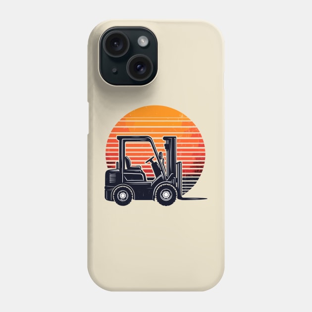 Forklift Phone Case by Vehicles-Art