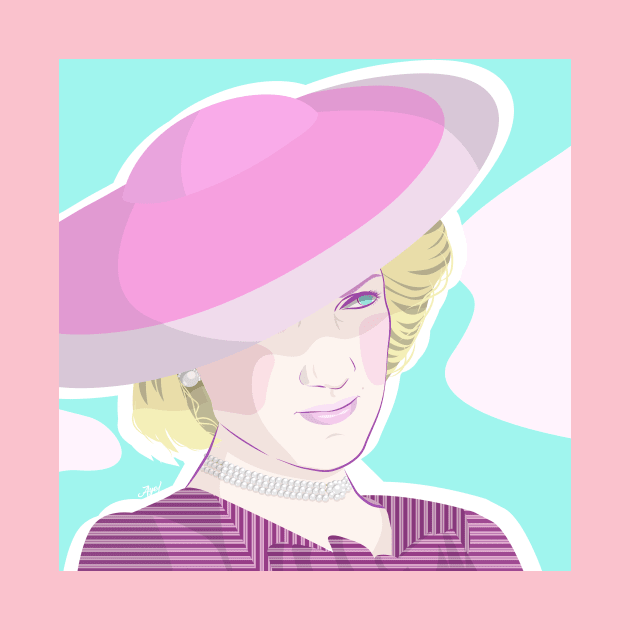 Lady Diana Spencer Princess of Wales by aye_artdg