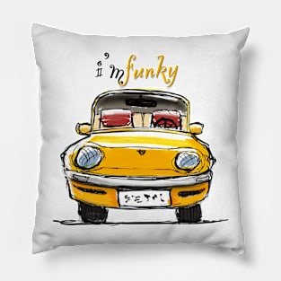 Funky car Pillow