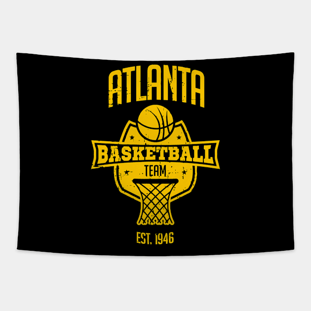 Atlanta Hawks Georgia Basketball TeamAtlanta Hawks Tapestry by naesha stores