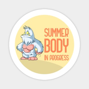 Summer Body In Progress Magnet