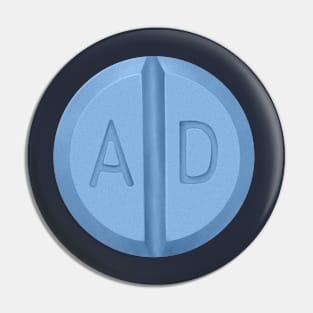 Adderall (Blue Pill) Pin