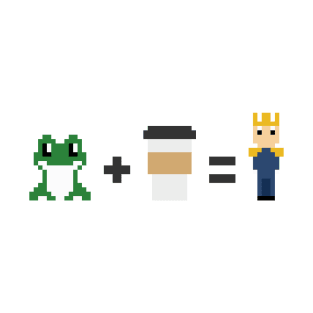 Frog + Coffee = Prince T-Shirt