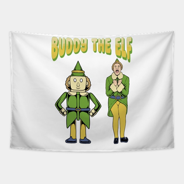 Buddy the Elf Tapestry by littlepdraws