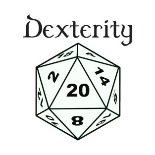 Dexterity Stat D20 T-Shirt