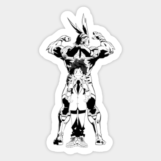 My Hero Academia All Might And Midoriya Vector Outlines Black And White My Hero Academia Autocollant Teepublic Fr When you visit any website, it may store or retrieve information on your browser, mostly in the form of cookies. my hero academia all might and midoriya vector outlines black and white