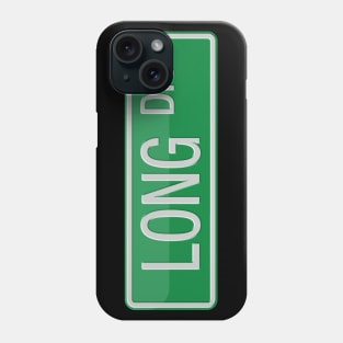 Long Drive Road Sign Phone Case