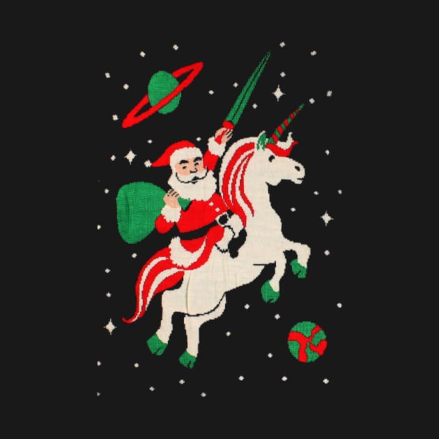 Santa and Unicorn by D3monic