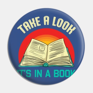 Take A Look It’s In A Book 1 Pin