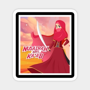 female muslim hero Magnet