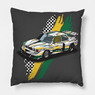 BMW art car Pillow