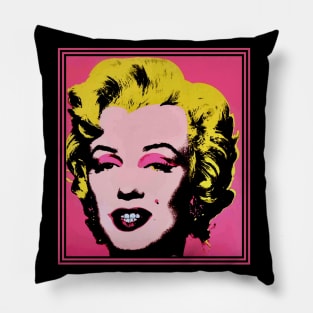 Marilyn Monroe Abstract Warhol Style Sketch Print Pillow