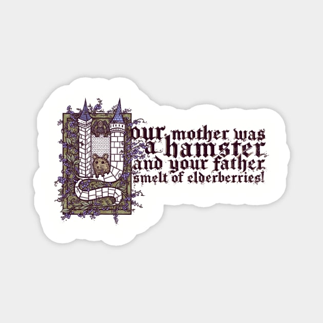 Your Mother was a Hamster Magnet by kg07_shirts