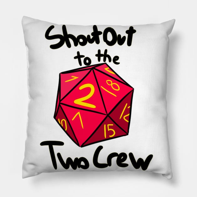 2 Crew Pillow by Blizardstar